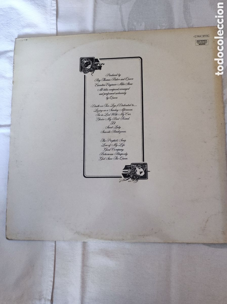 Discos de vinilo: QUEEN - A NIGHT AT THE OPERA - Foto 2