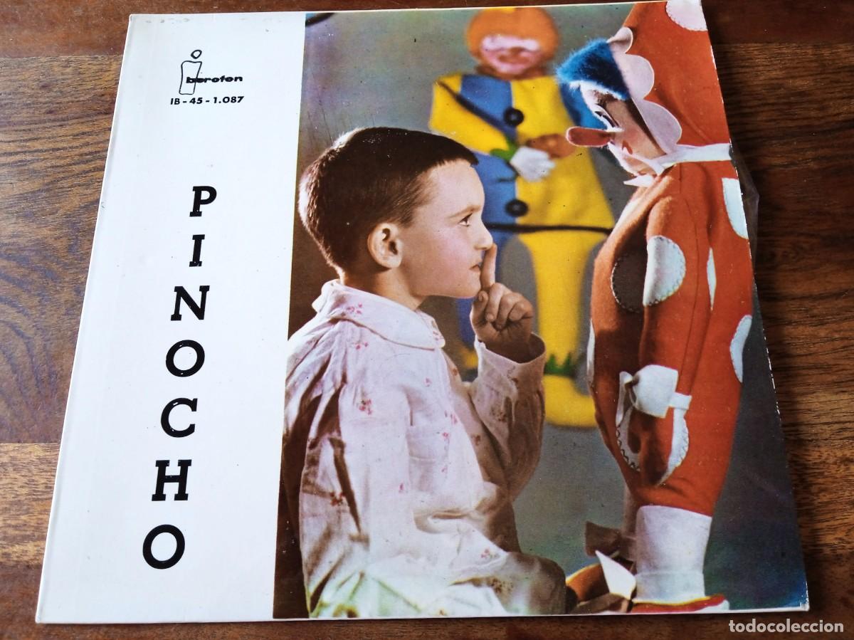 Discos de vinilo: Pinocho - Teatro invisible de Radio nacional de Espa&ntilde;a - Single original Iberofon Espa&ntilde;a 1961