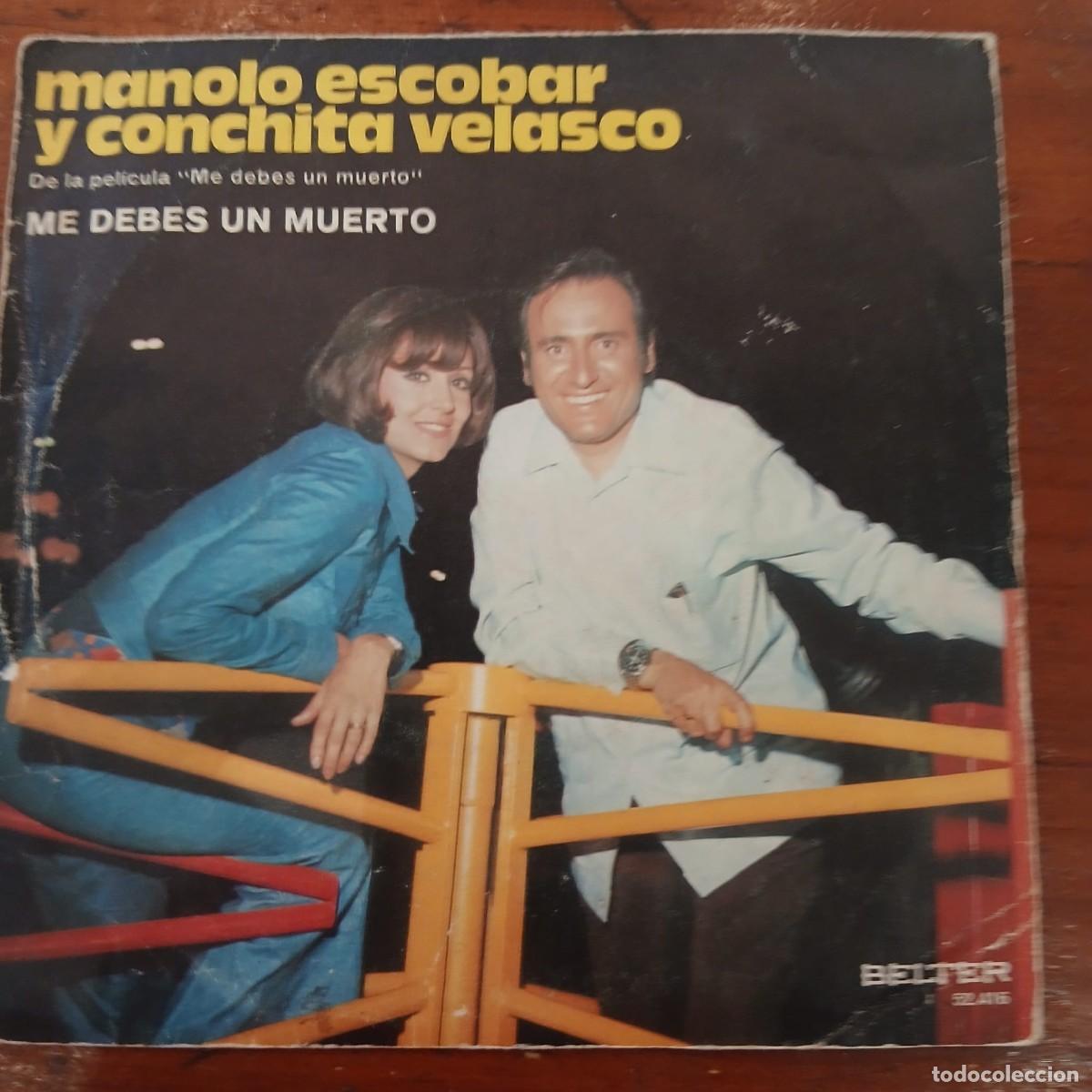 Discos de vinilo: Disco single de manolo escobar