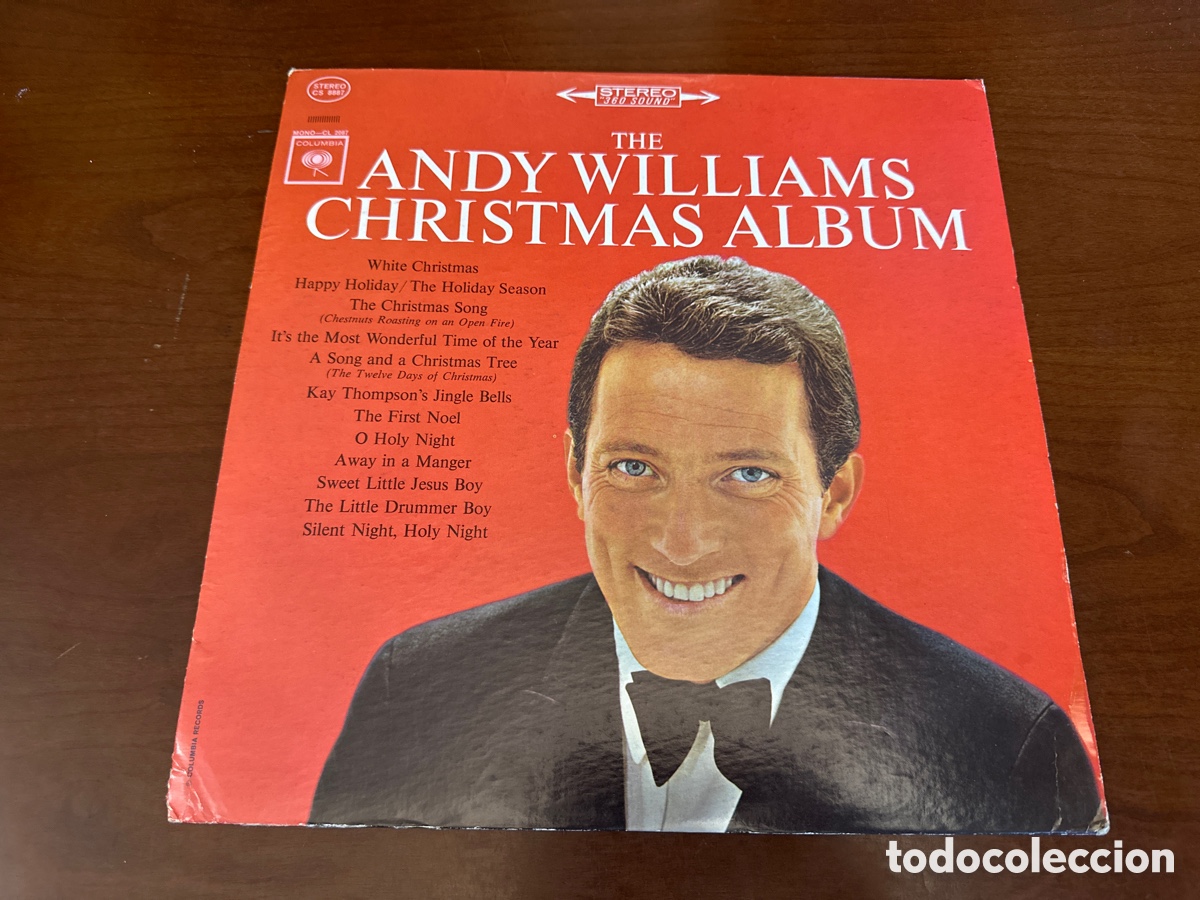 Discos de vinilo: Andy Williams LP The Andy Williams Christmas Album COLUMBIA CS 887 NAVIDAD 1963