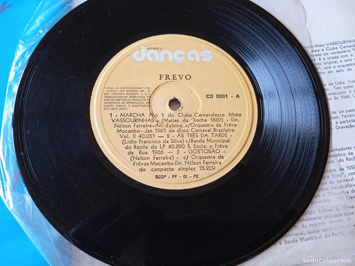 Discos de vinilo: Ritmos e dancas - Frevo - Single Libro original Rozenblint Brasil 1966 - Foto 11