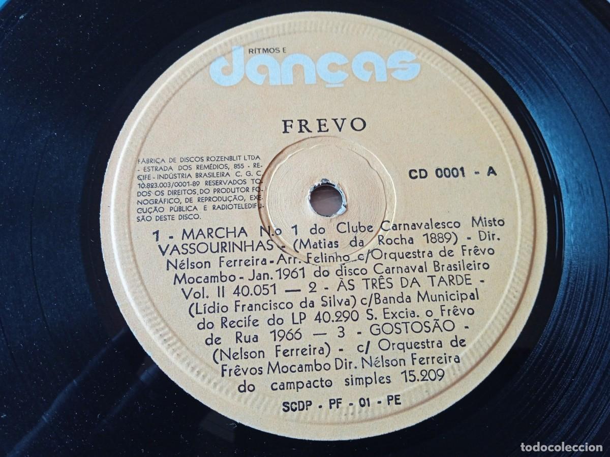 Discos de vinilo: Ritmos e dancas - Frevo - Single Libro original Rozenblint Brasil 1966 - Foto 12