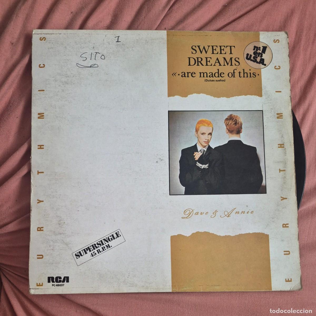 Discos de vinilo: SWEET DREAMS &rdquo;ARE MADE OF THIS&rdquo; - EURYTHMICS (SINGLE, SUPERSINGLE)