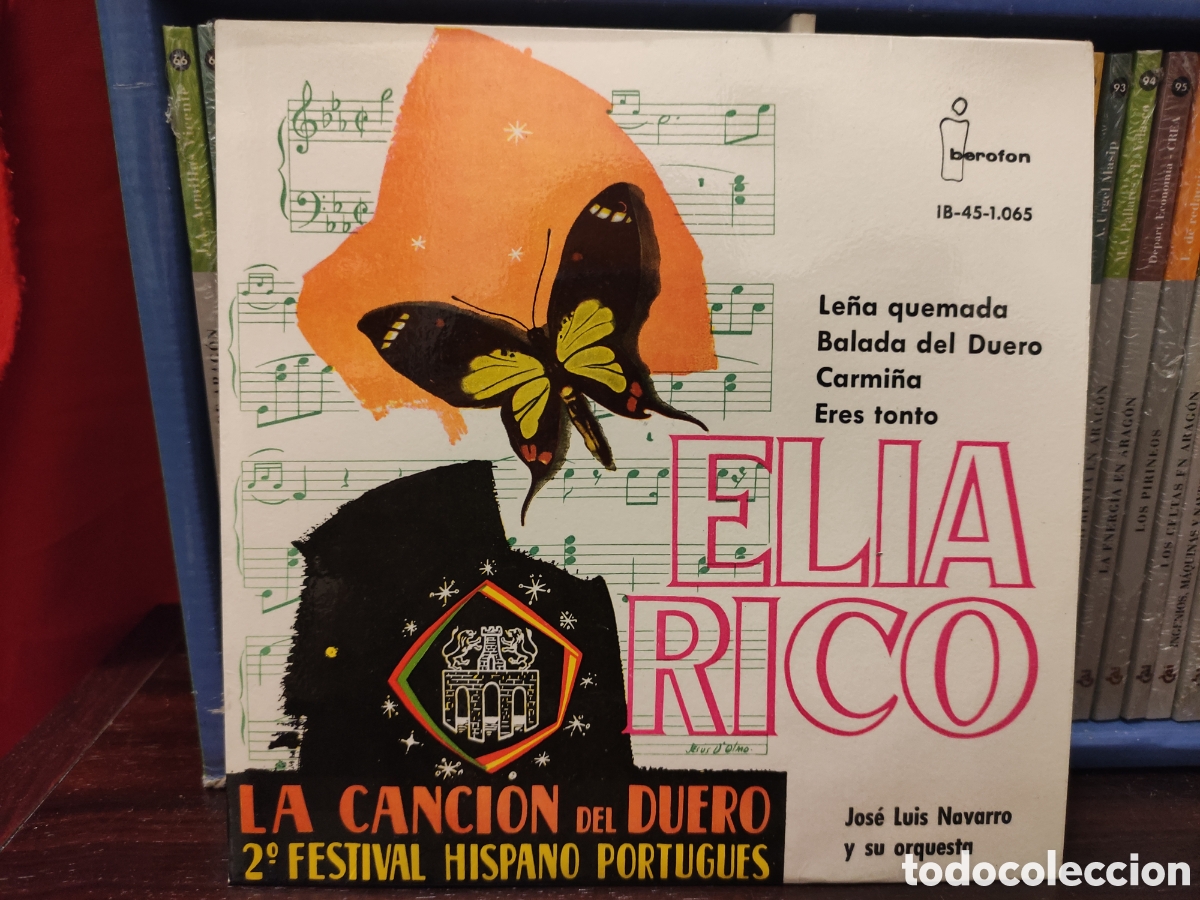 Discos de vinilo: ELIA RICO LA CANCION DEL DUERO 2&ordm; FESTIVAL - HISPANO PORTUGUES 1961