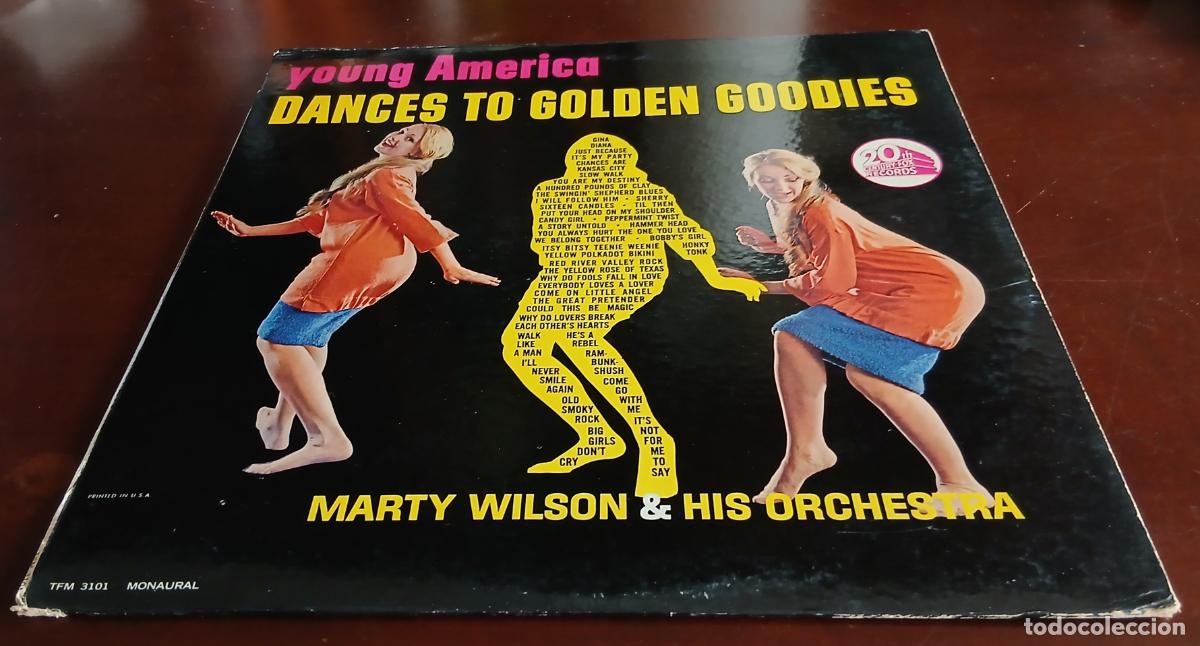 Discos de vinilo: YOUNG AMERICA - DANCES TO GOLDEN GOODIES - MARTY WILSON & HIS ORCHESTRA - LP - USA