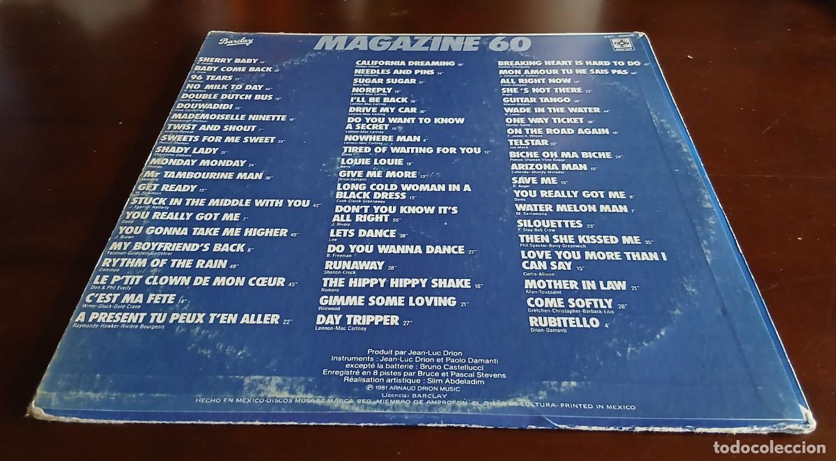 Discos de vinilo: MAGAZINE 60 - LP - 1981 - MEXICO - Foto 2