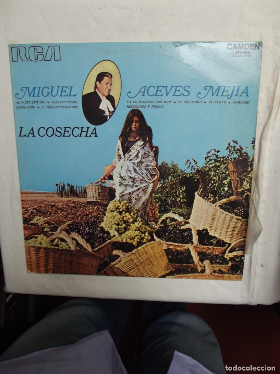 Discos de vinilo: LP MIGUEL ACEVES MEJIA LA COSECHA ( SIN PROBAR )