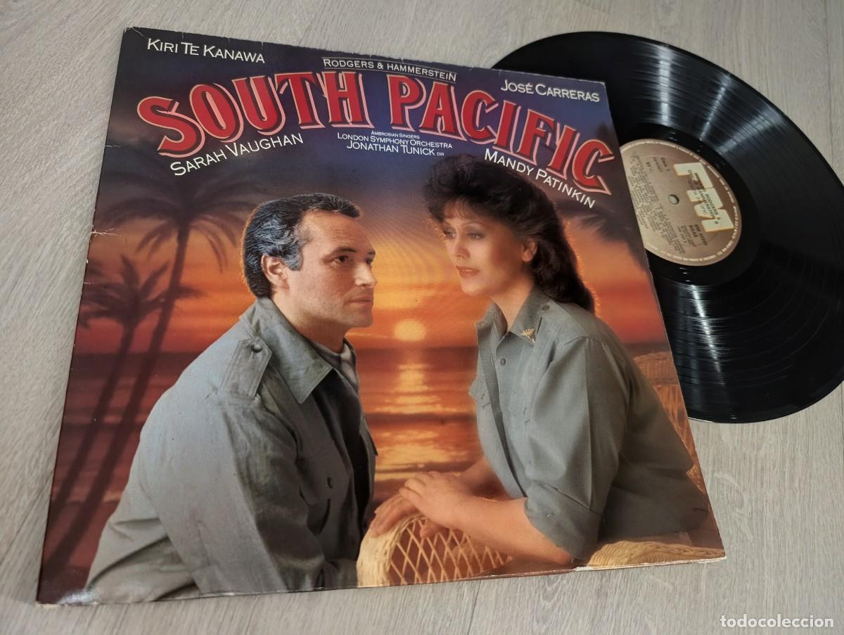 Discos de vinilo: SOUTH PACIFIC - RODGERS &HAMMERSTEIN ..LP CON . SARAH VAUGHAN , JOSE CARRERAS . ETC .1986 - GATEFOLD