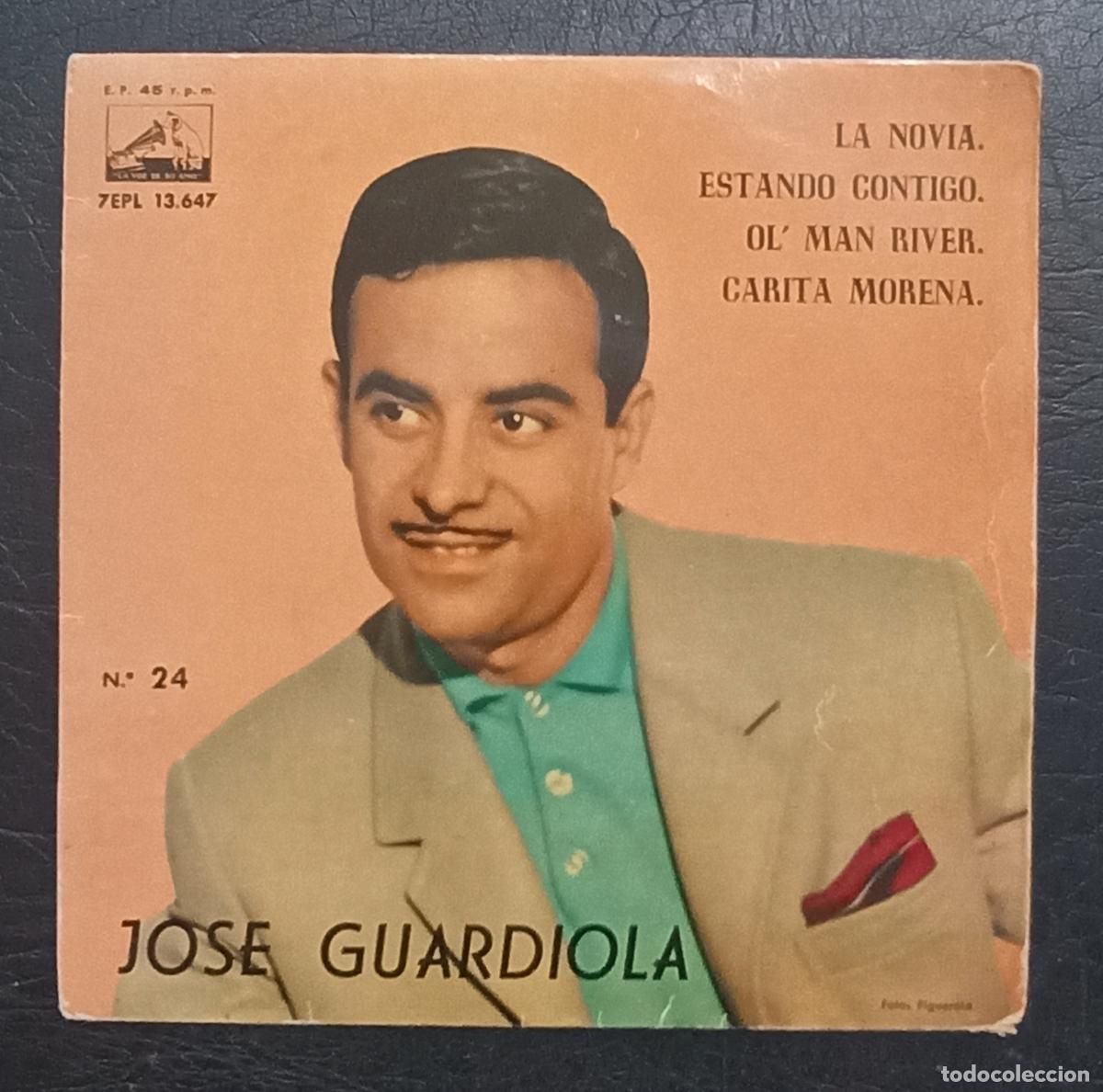 Discos de vinilo: EP JOSE GUARDIOLA - LA NOVIA - ESTANDO CONTIGO... - LA VOZ DE SU AMO 1961