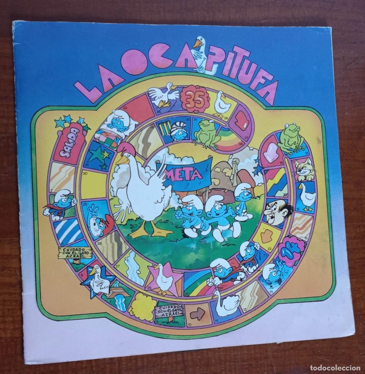 Discos de vinilo: LA OCA PITUFA LP + EL GRAN LIBRO DE LOS JUEGOS PITUFOS