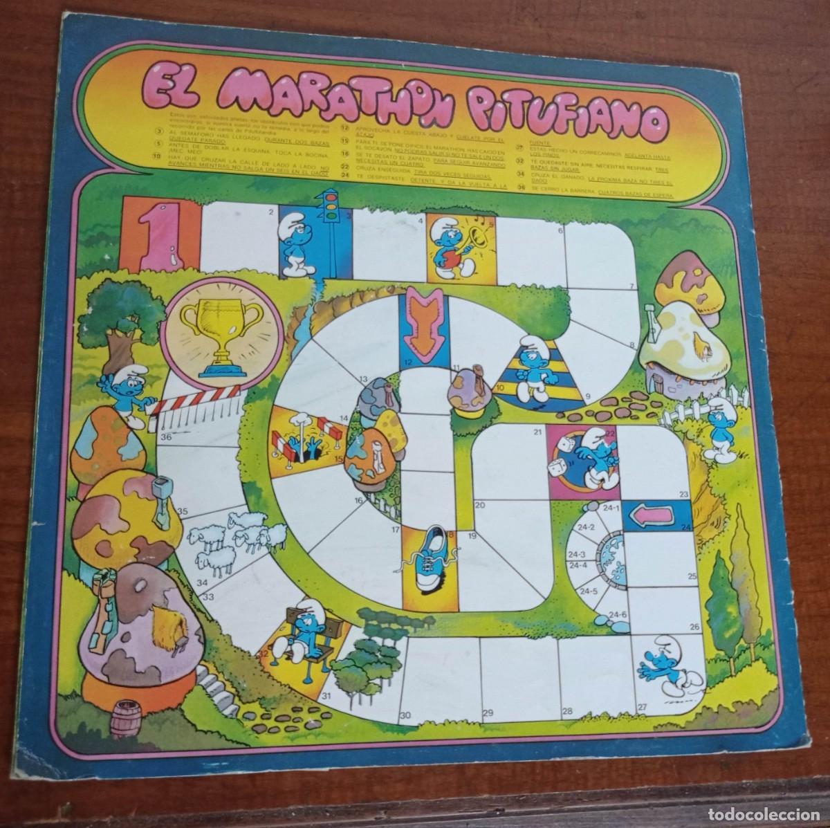 Discos de vinilo: LA OCA PITUFA - LP + EL GRAN LIBRO DE LOS JUEGOS PITUFOS - Foto 7