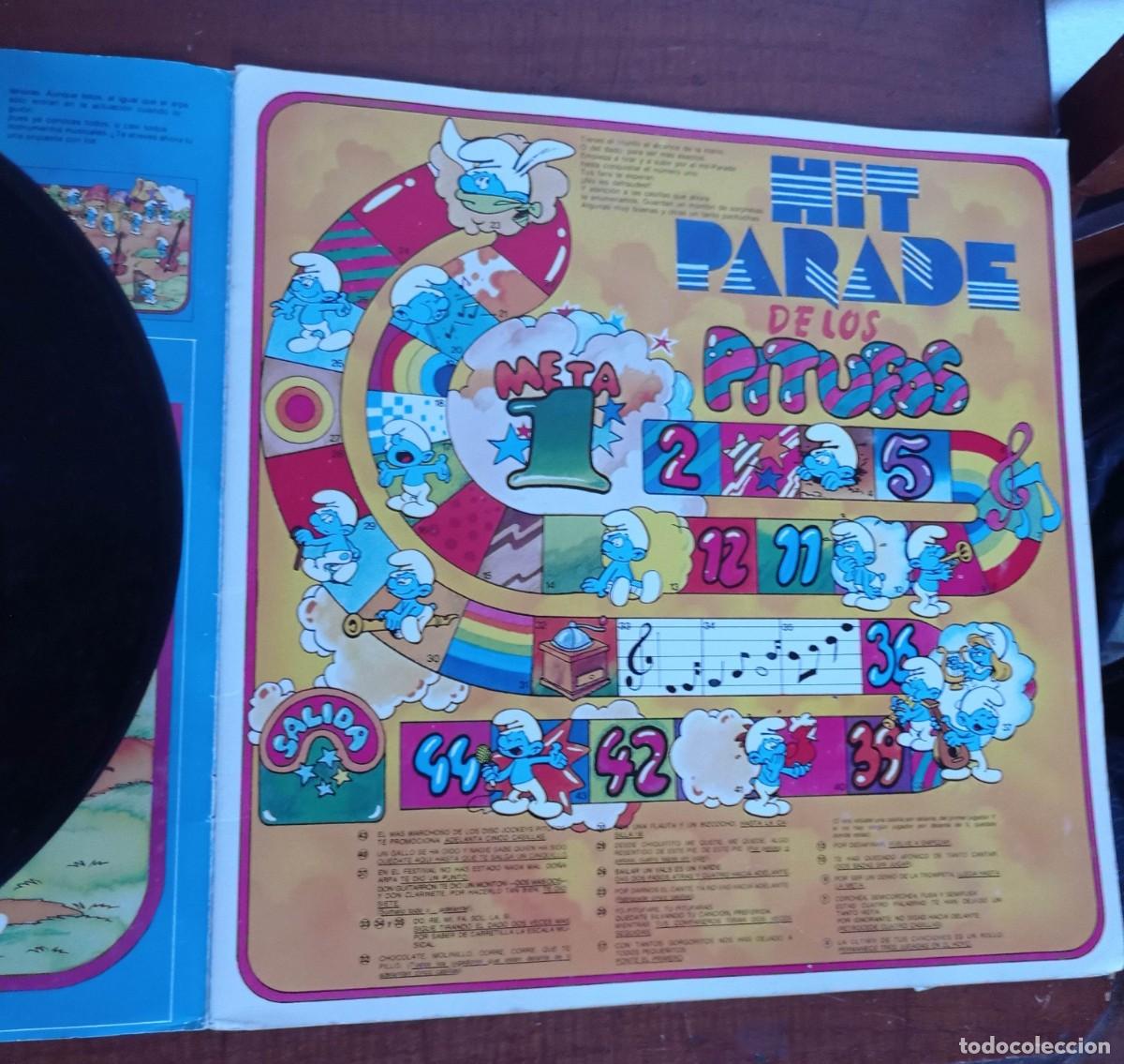 Discos de vinilo: LA OCA PITUFA - LP + EL GRAN LIBRO DE LOS JUEGOS PITUFOS - Foto 8
