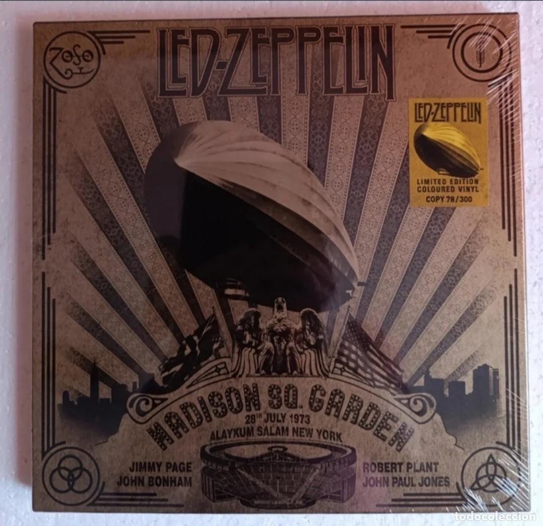 Discos de vinilo: Led Zeppelin. Alaykum Salan. New York Madison Square Garden 1973