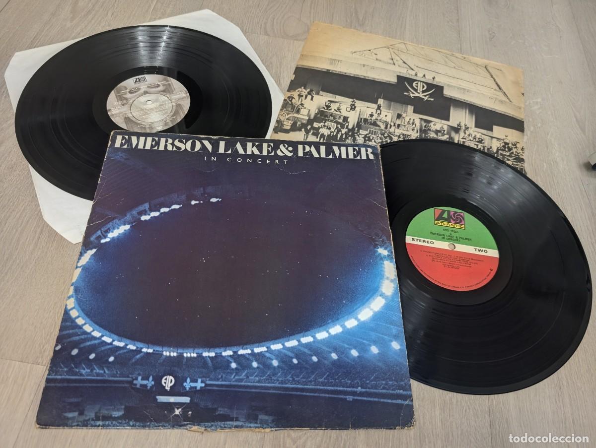 Discos de vinilo: EMERSON LAKE & PALMER - IN CONCERT .LP ATLANTIC -1979 ..1&ordf; ED ..CANADA + EL LP BRAIN SALAD SURGERY