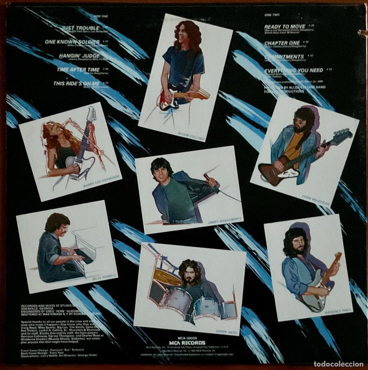 Discos de vinilo: ALLEN COLLINS BAND - HERE, THERE & BACK - Foto 2