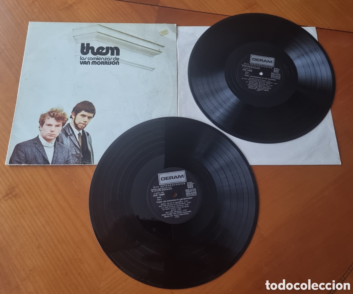 Discos de vinilo: Disco Them Van Morrison doble original y buen estado