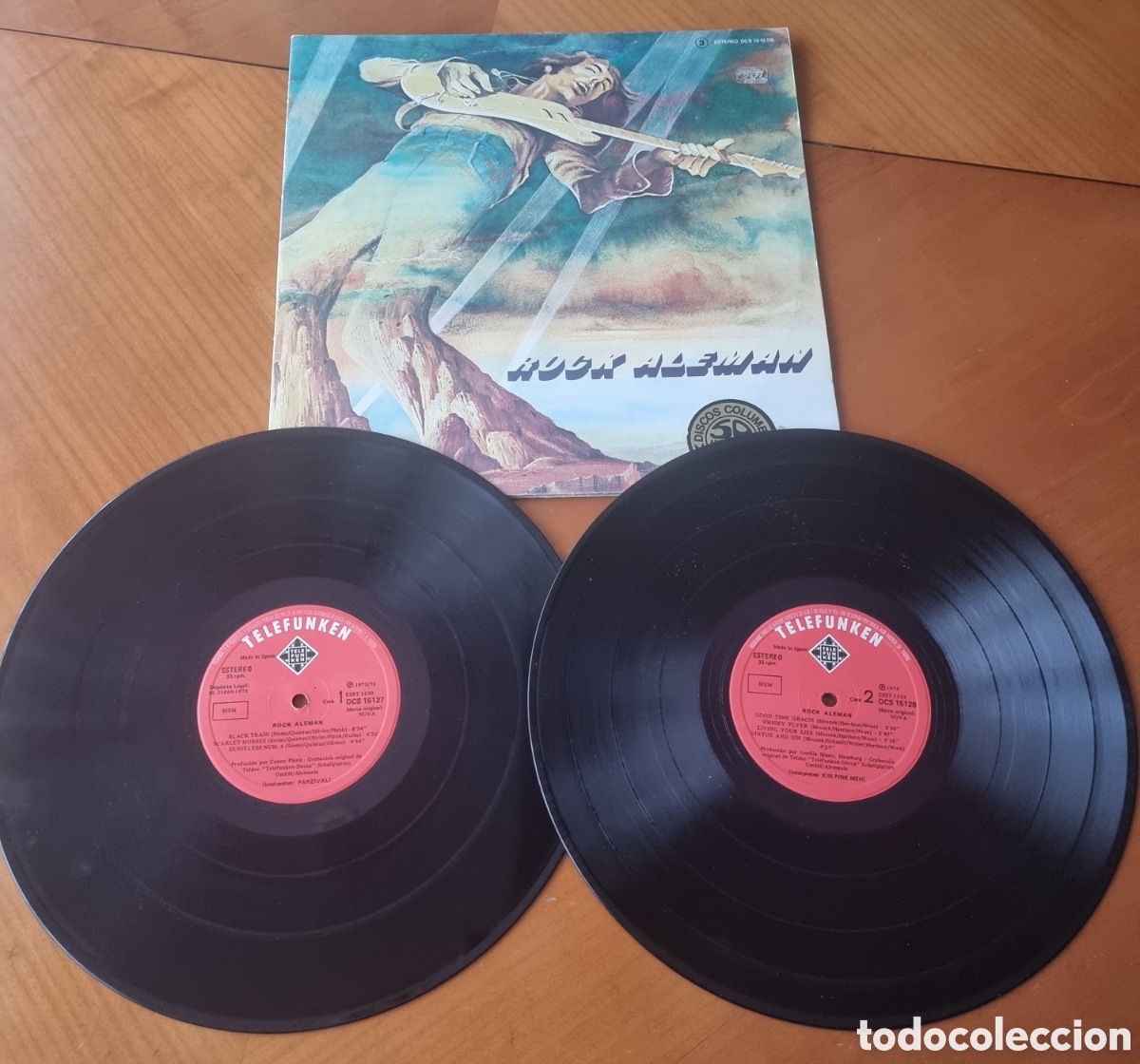 Discos de vinilo: Disco Rock Alem&aacute;n doble original ved foto