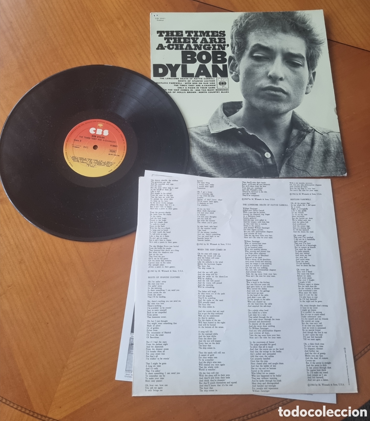 Discos de vinilo: Disco Bob Dylan original buen estado ved foto