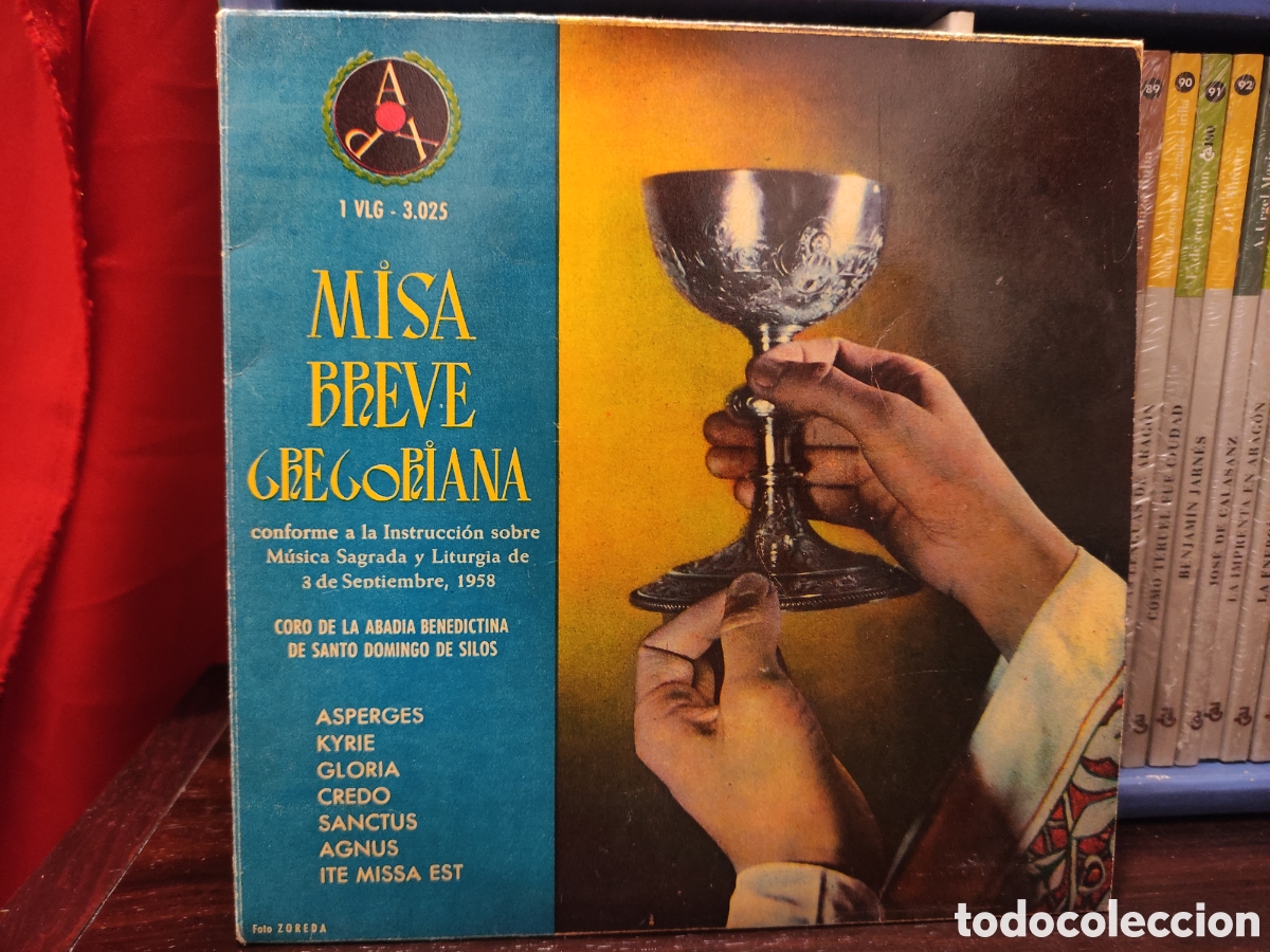 Discos de vinilo: MISA BREVE GREGORIANA - conforme a la Instruccion sobre Musica Sagrada y Liturgica