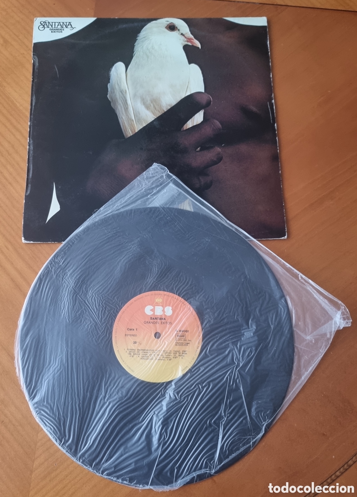 Discos de vinilo: Disco Santana grandes &eacute;xitos original buen estado