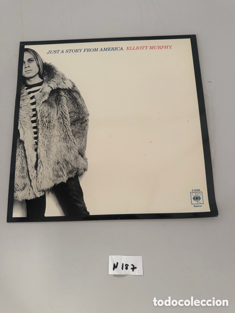 Discos de vinilo: Just a story from America. Elliott Murphy