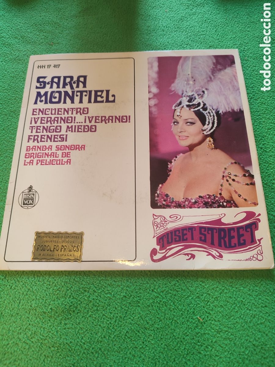 Discos de vinilo: Sara Montiel - Encuentro/ Tengo miedo + 2