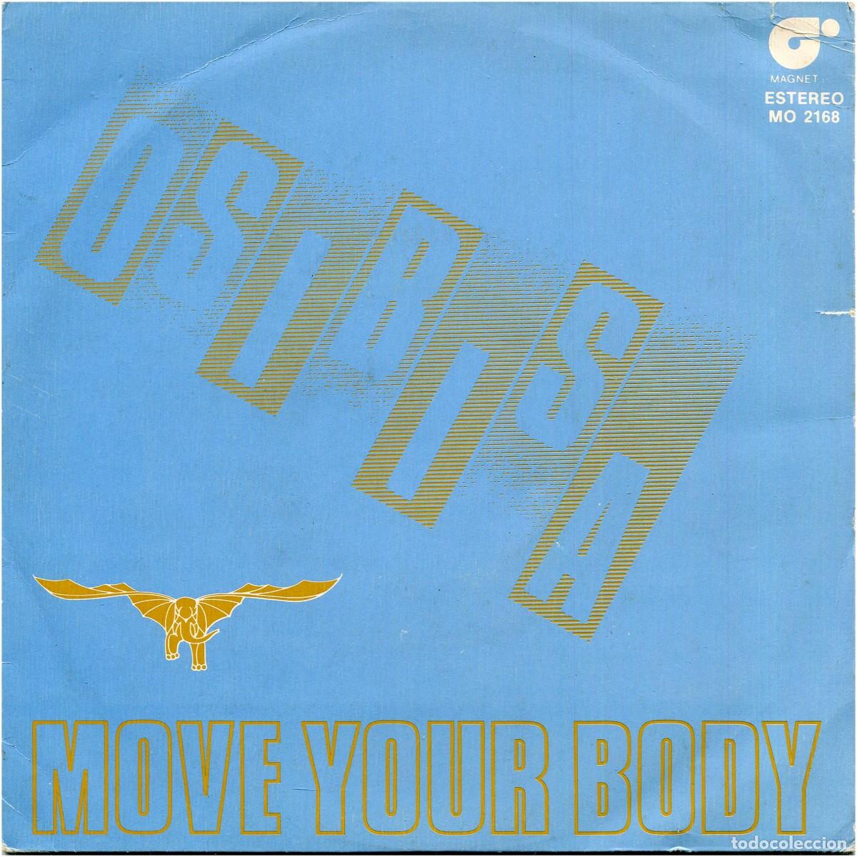 Discos de vinilo: Osibisa &ndash; Move Your Body - Sg promo Spain 1982 - Magnet MO2168 - EX/VG+