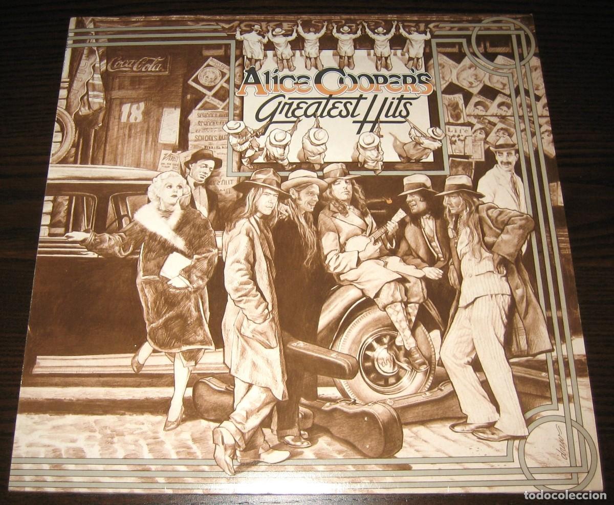 Discos de vinilo: ALICE COOPER - Greatest Hits - LP (WB 1974?) Europe + Insert - Como nuevo