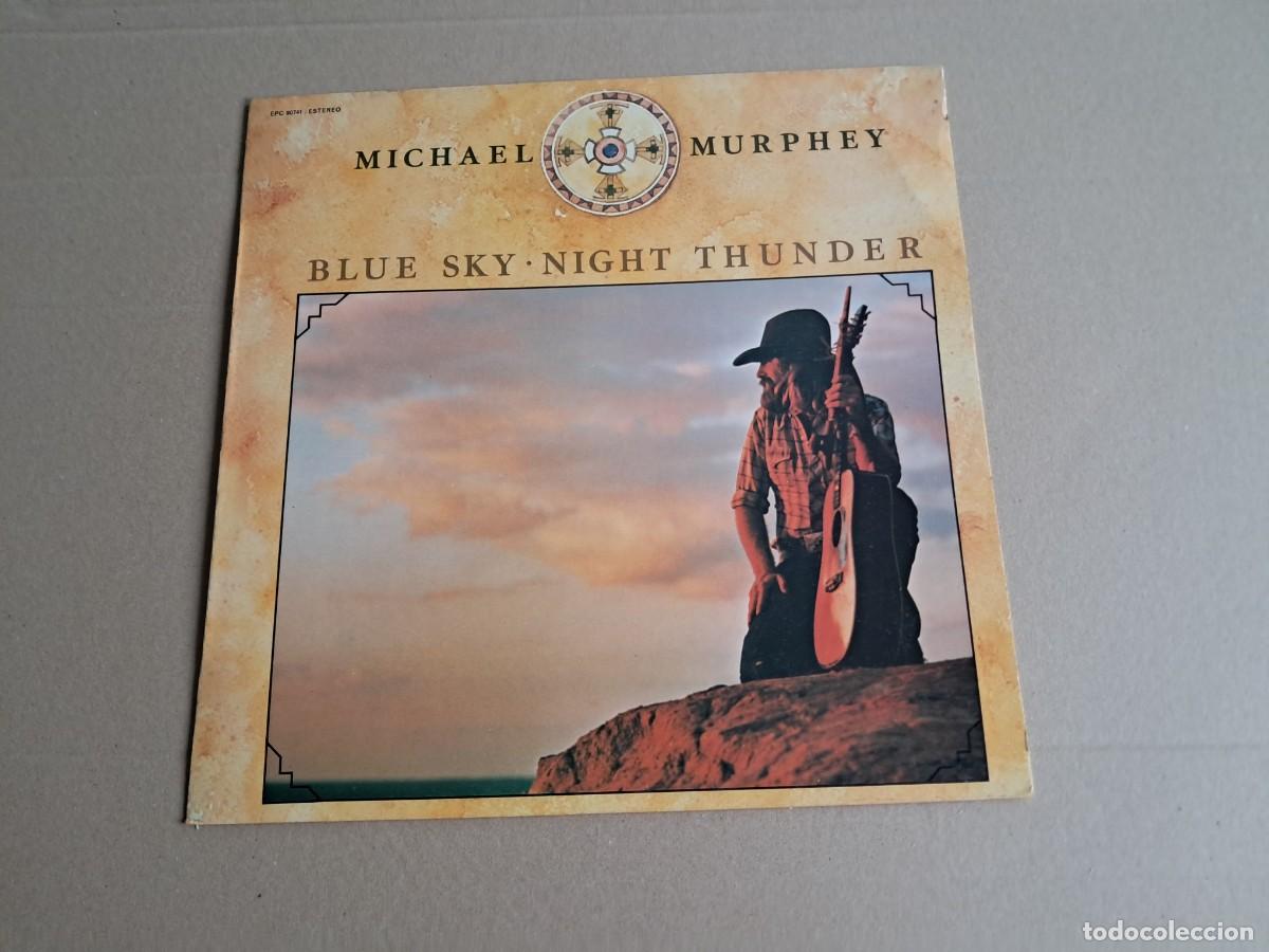 Discos de vinilo: MICHAEL MURPHEY - BLUE SKY NIGHT THUNDER LP 1975 EDICION ESPA&Ntilde;OLA