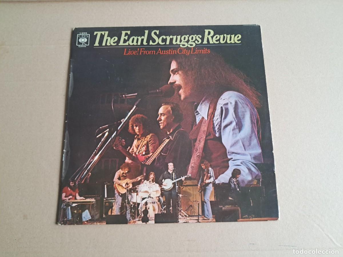 Discos de vinilo: THE EARL SCRUGGS REVUE - LIVE ! FROM AUSTIN CITY LIMITS LP 1977 EDICION ESPA&Ntilde;OLA