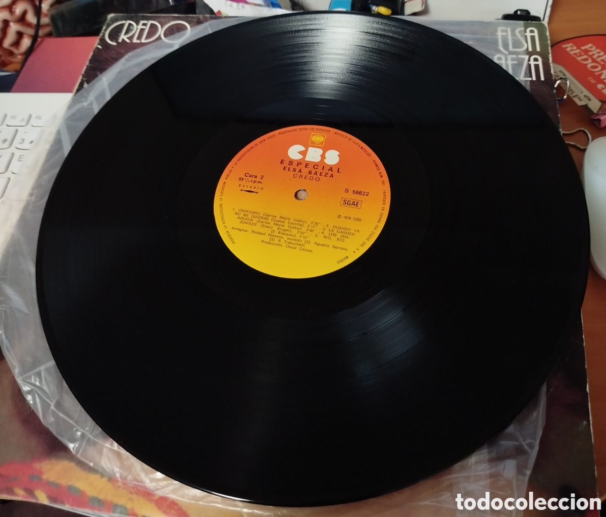 Discos de vinilo: Elsa Baeza &ndash; Credo. . - Foto 2