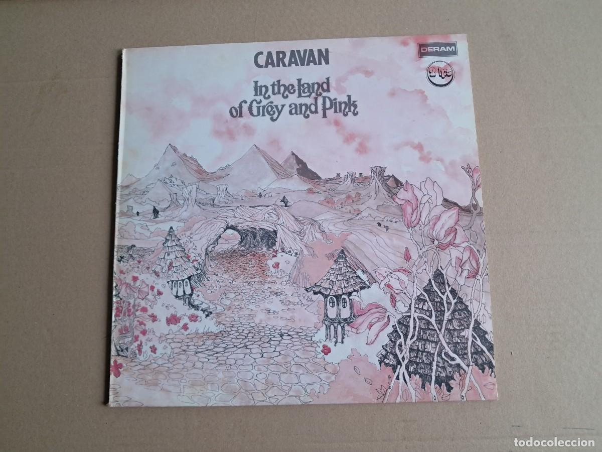 Discos de vinilo: CARAVAN - IN THE LAND OF GREY AND PINK DOBLE LP 1972 EDICION ESPA&Ntilde;OLA