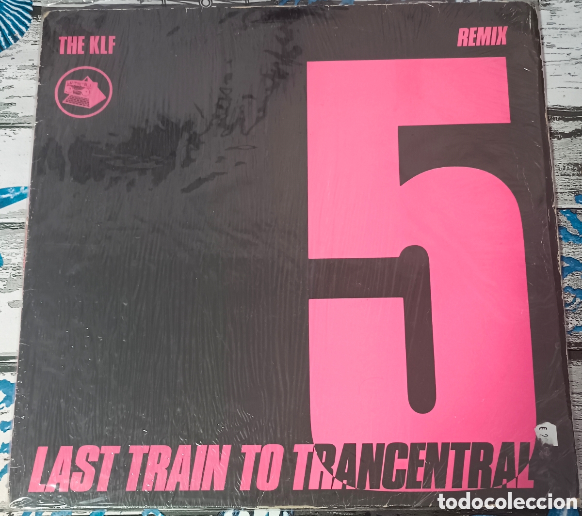 Discos de vinilo: The KLF PURE TRANCE 5 KLF 008R REMIX LAST TRAIN RARE 89 ORIGINAL