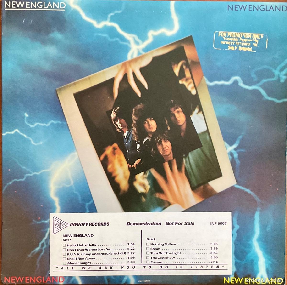 Discos de vinilo: NEW ENGLAND - NEW ENGLAND
