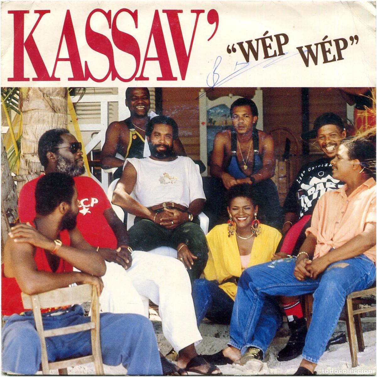 Discos de vinilo: Kassav' - W&eacute;p W&eacute;p - SG France 1989 - CBS 655461 7 - VG+/VG+ - Zouk