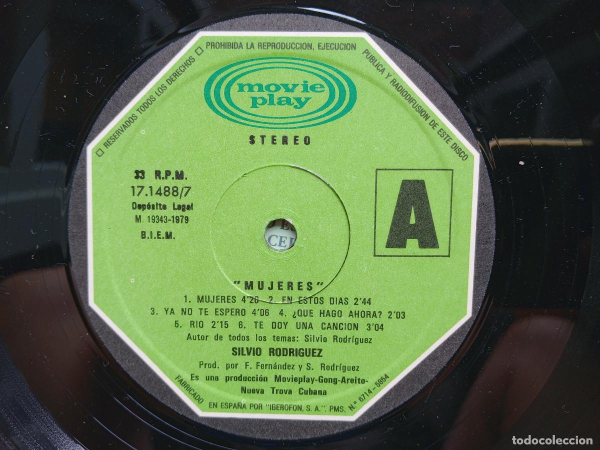 Discos de vinilo: Silvio Rodr&iacute;guez - mujeres - Foto 3