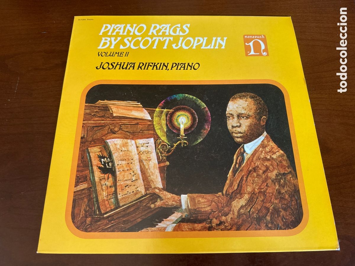 Discos de vinilo: Scott Joplin - Joshua Rifkin - Piano Rags, Volume II (Nonesuch, US, 1972)