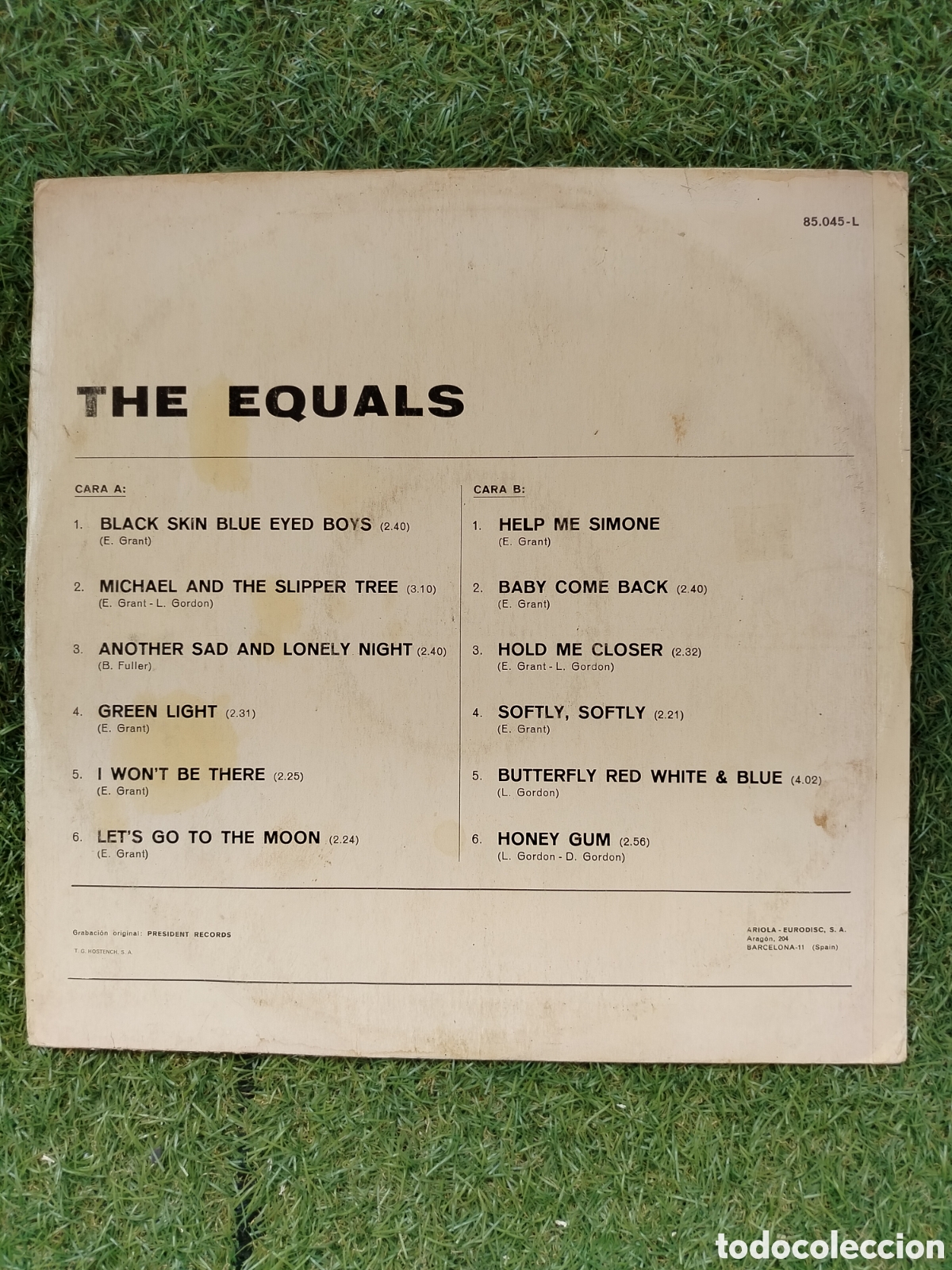 Discos de vinilo: The Equals LP 1971.. - Foto 2