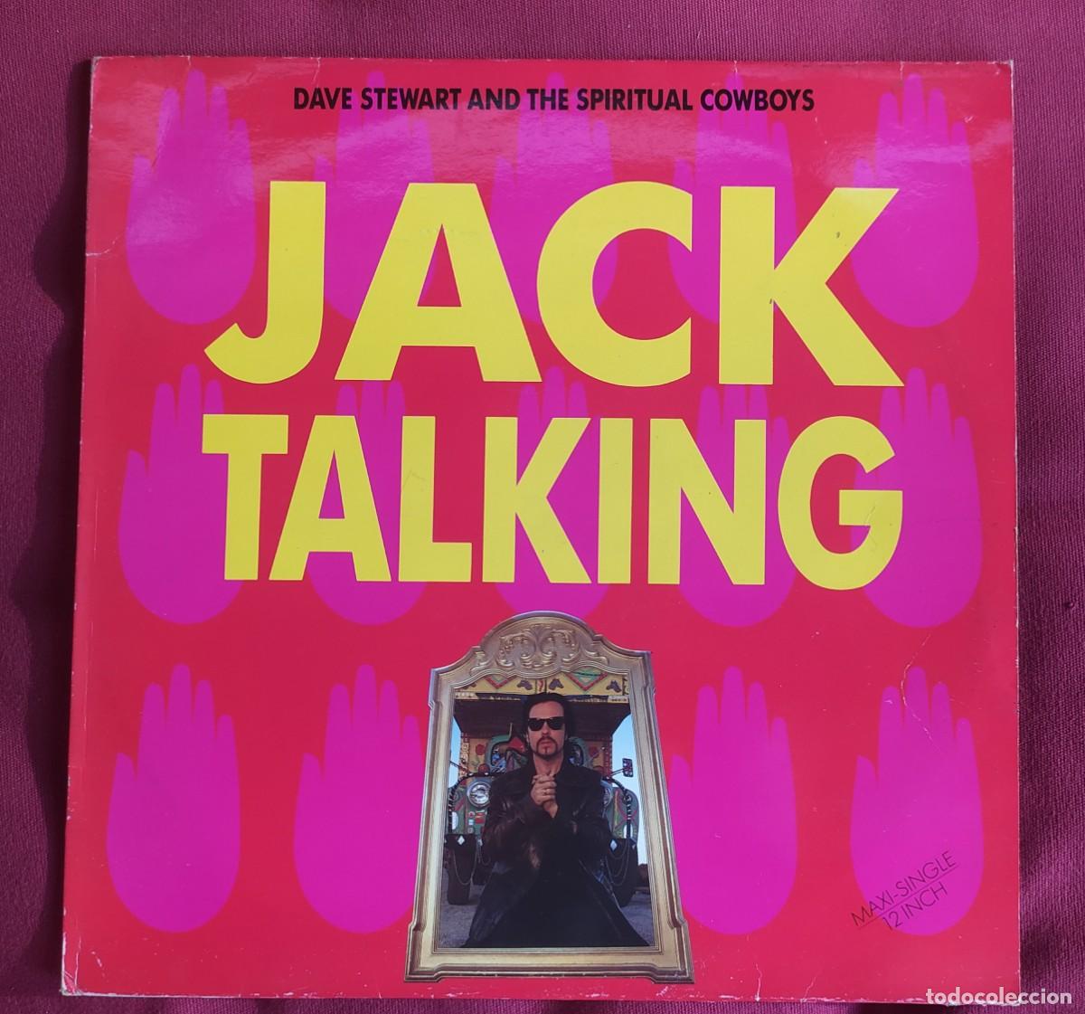 Discos de vinilo: Maxi single. Dave Stewart and the spiritual cowboys. Jack talking