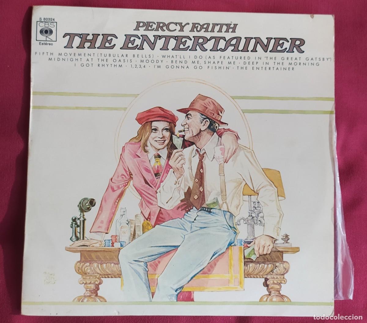 Discos de vinilo: LP the entertainer. Percy Faith. A&ntilde;o 1974