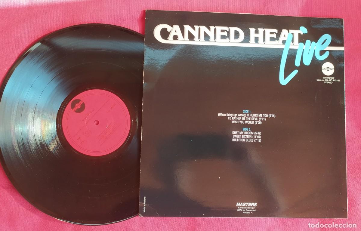 Discos de vinilo: LP Canned heat. Live. Masters - Foto 2