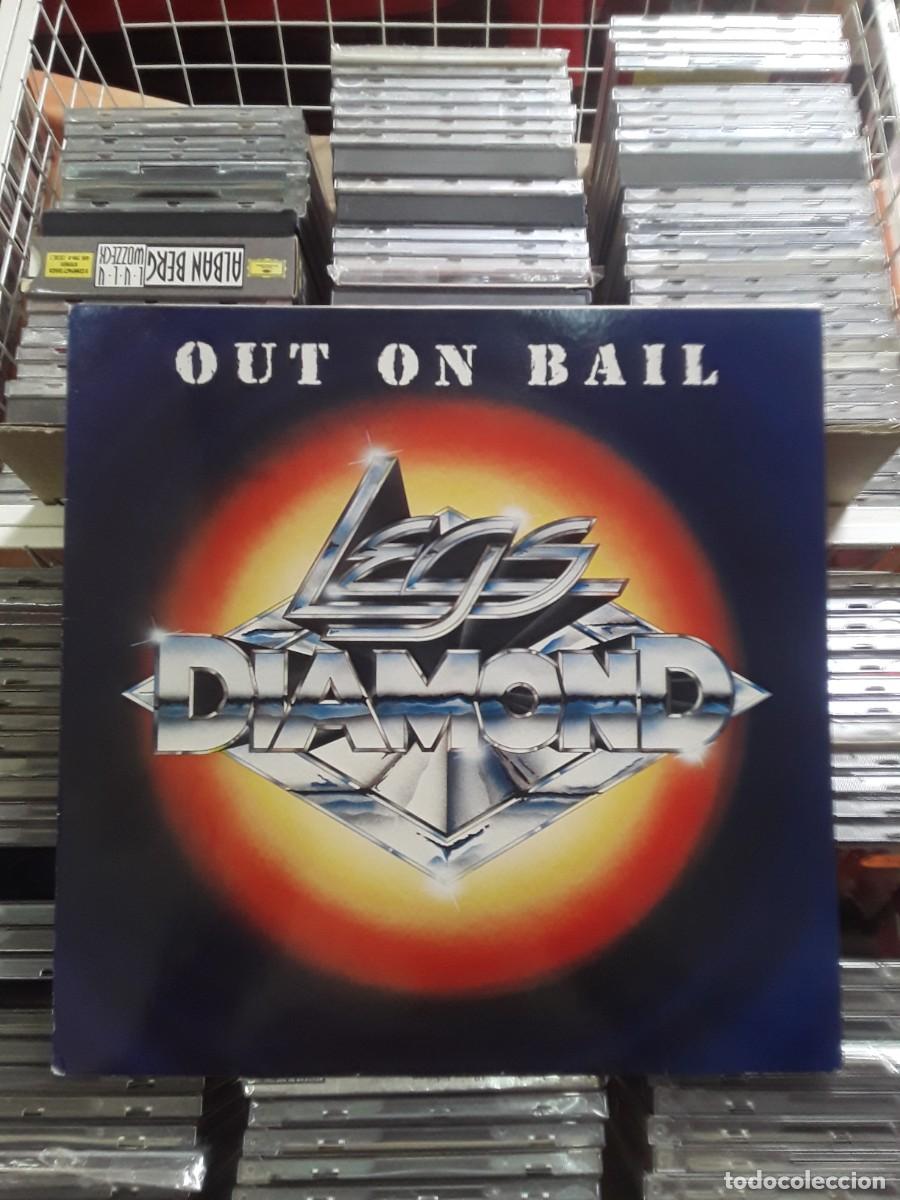 Discos de vinilo: Legs Diamond - Out On Bail (LP, Album) edic. germany 1984