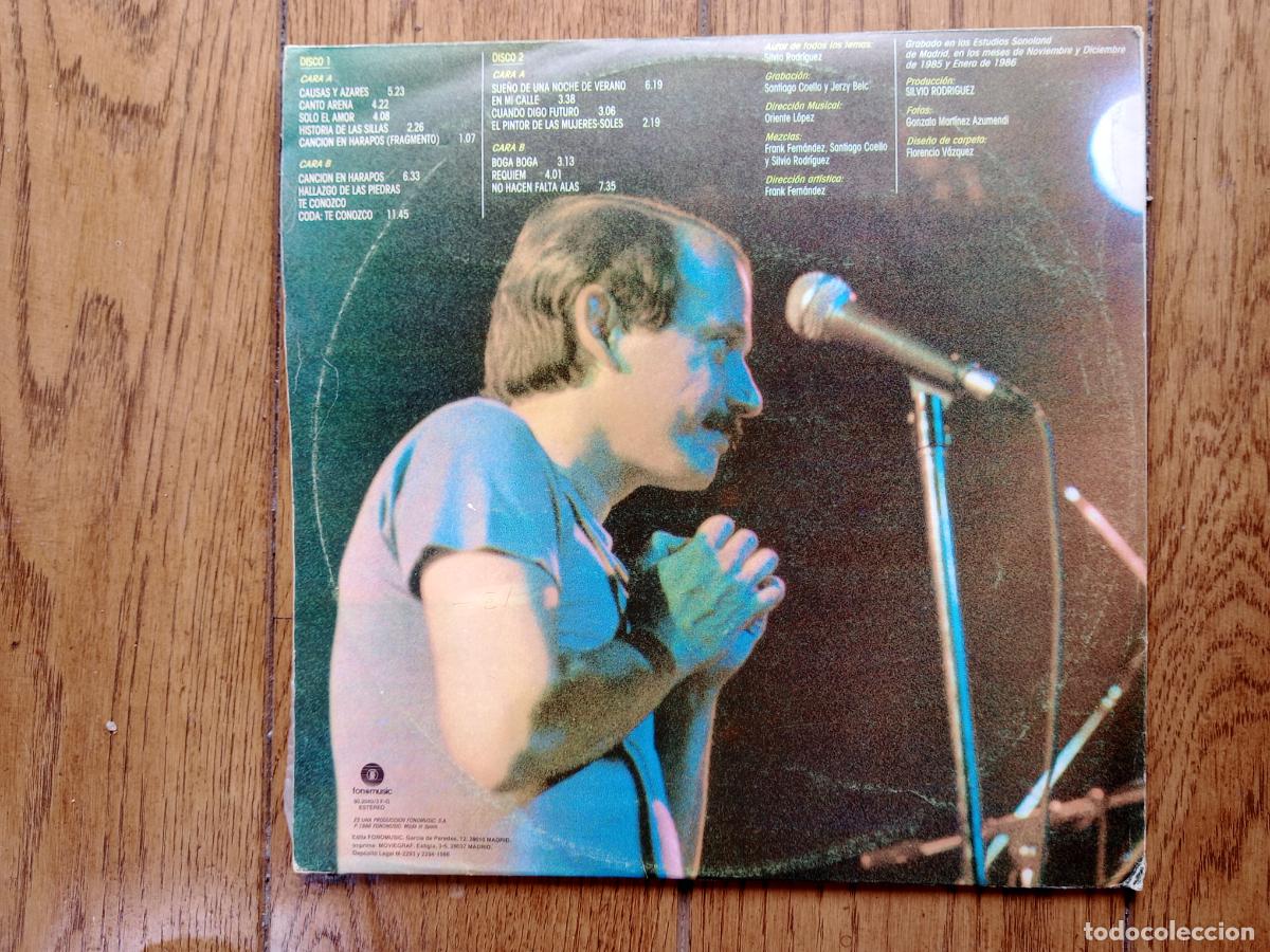 Discos de vinilo: Silvio Rodr&iacute;guez - causas y azares - Foto 4