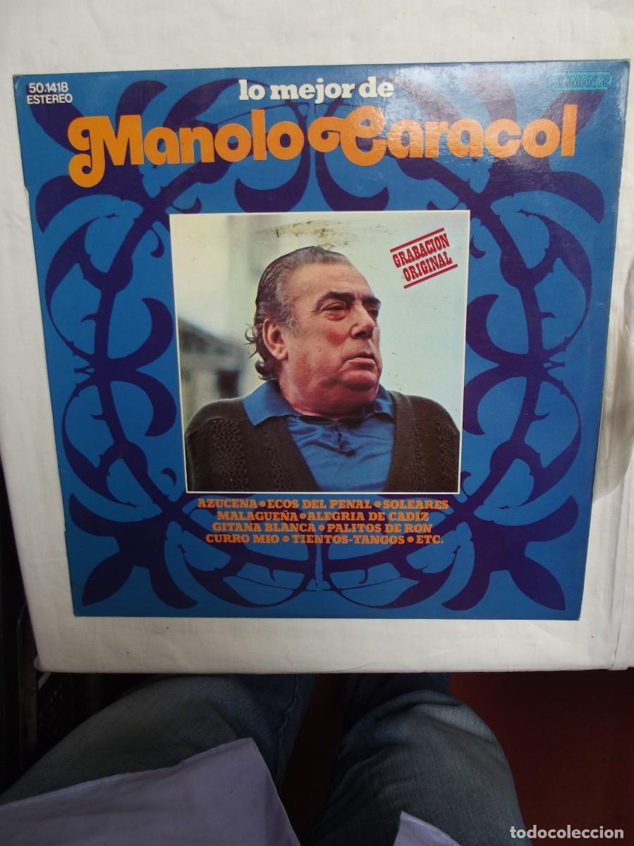 Discos de vinilo: LP LO MEJOR DE MANOLO CARACOL ( SIN PROBAR )