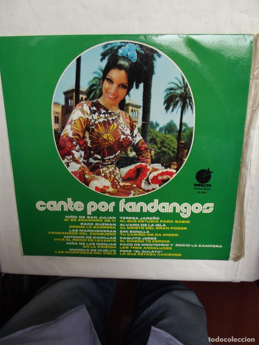 Discos de vinilo: LP CANTE POR FANDANGOS ( SIN PROBAR )