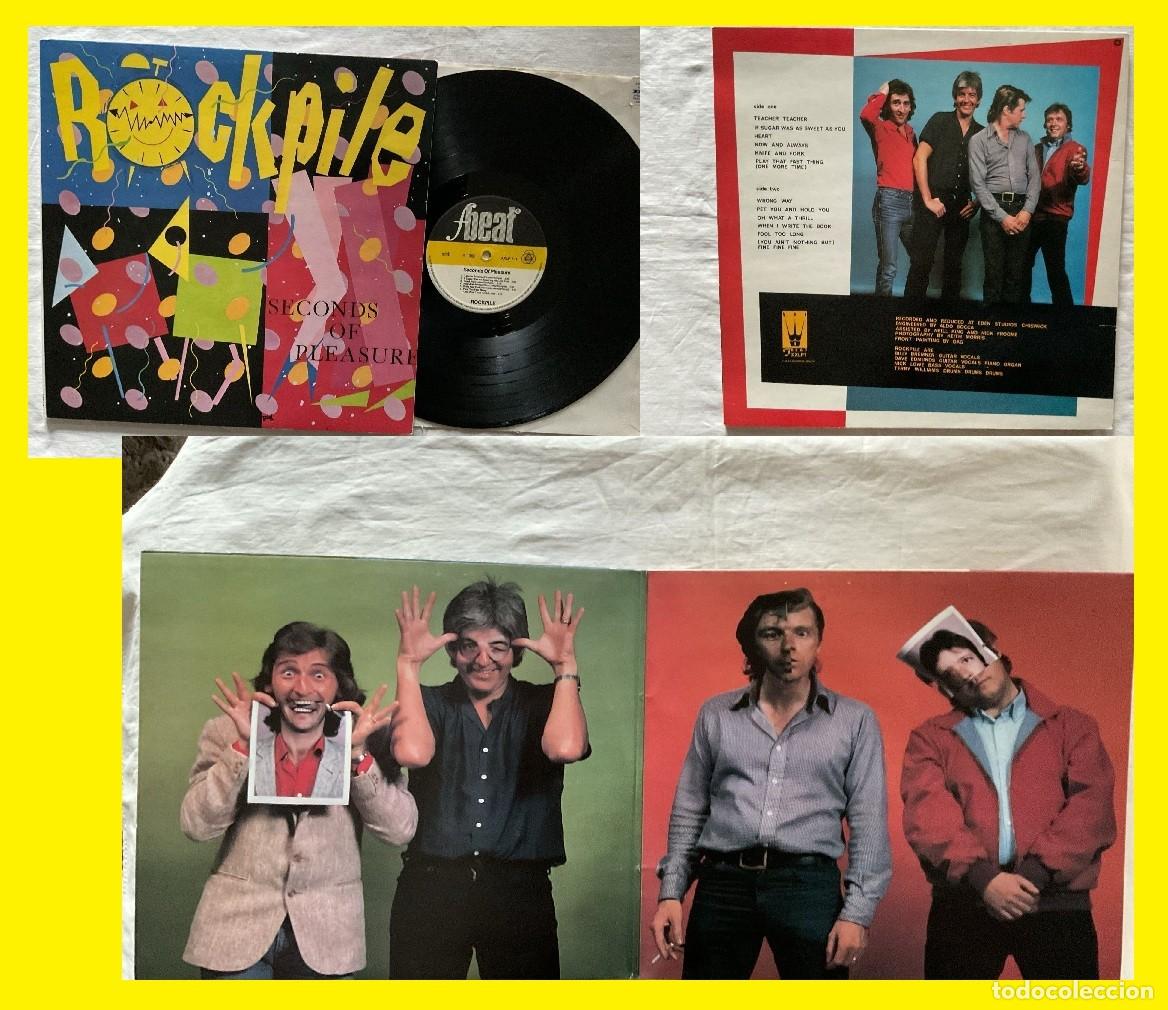 Discos de vinilo: ROCKPILE / SECONDS PLEASURE 79 - GREAT POWER POP !! dave edmunds, nick lowe, EDIC UK, EXC