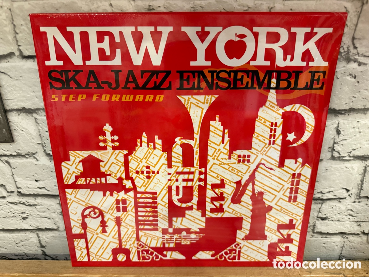 Discos de vinilo: New York Ska-Jazz Ensemble &lrm;&ndash; Step Forward. Lp vinilo precintado.