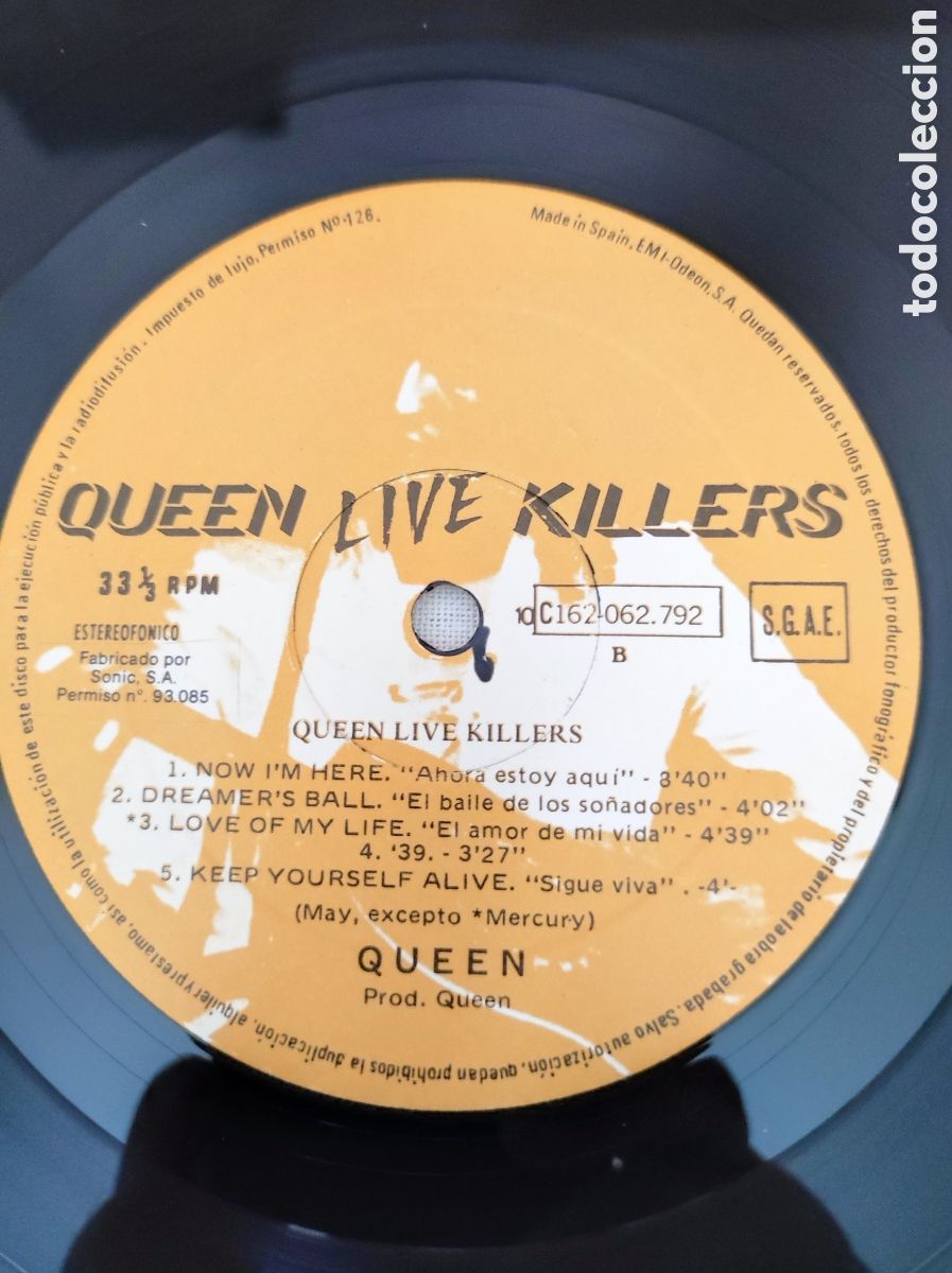 Discos de vinilo: QUEEN - KILLERS (1979) - Foto 7