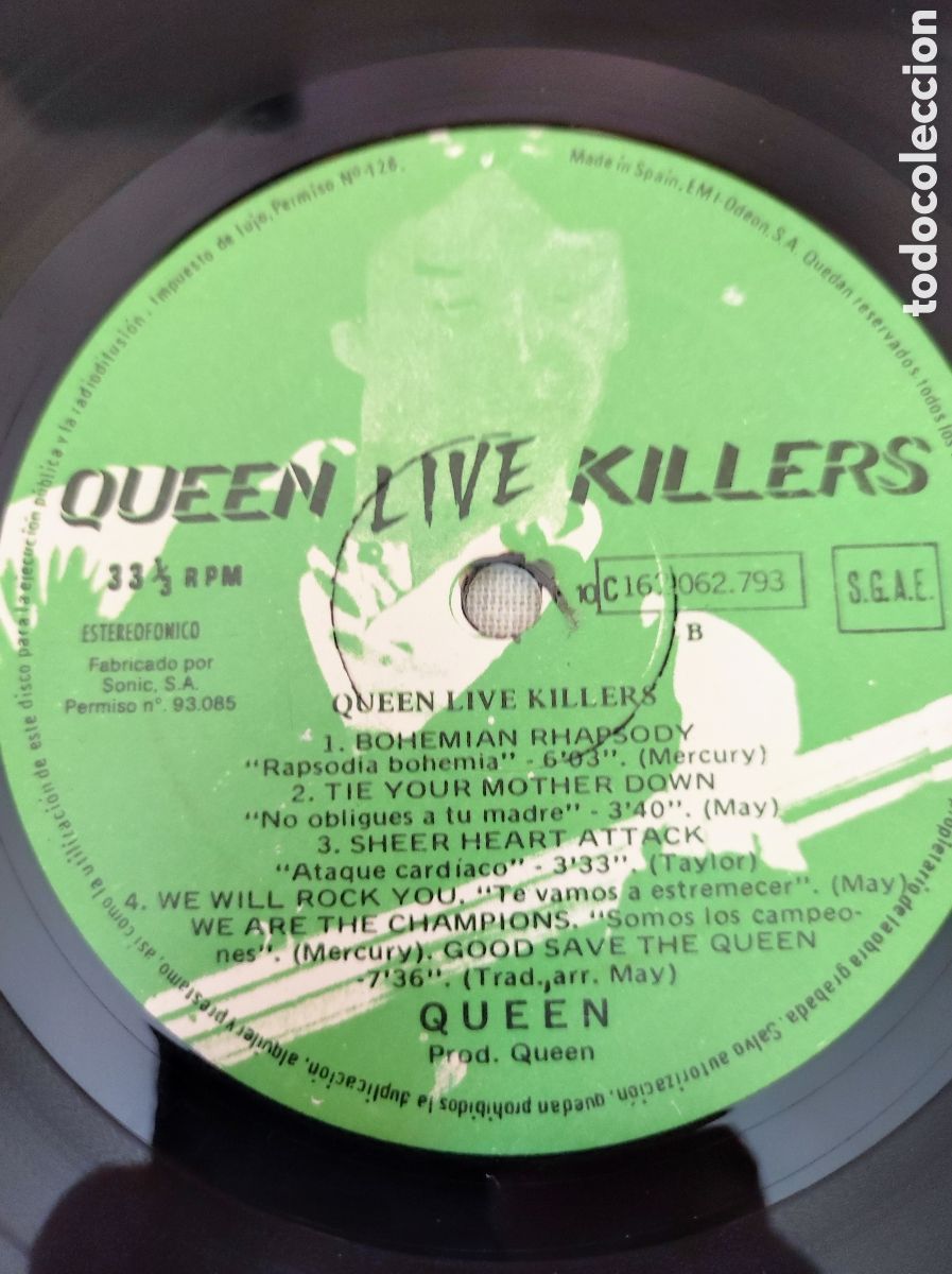 Discos de vinilo: QUEEN - KILLERS (1979) - Foto 11