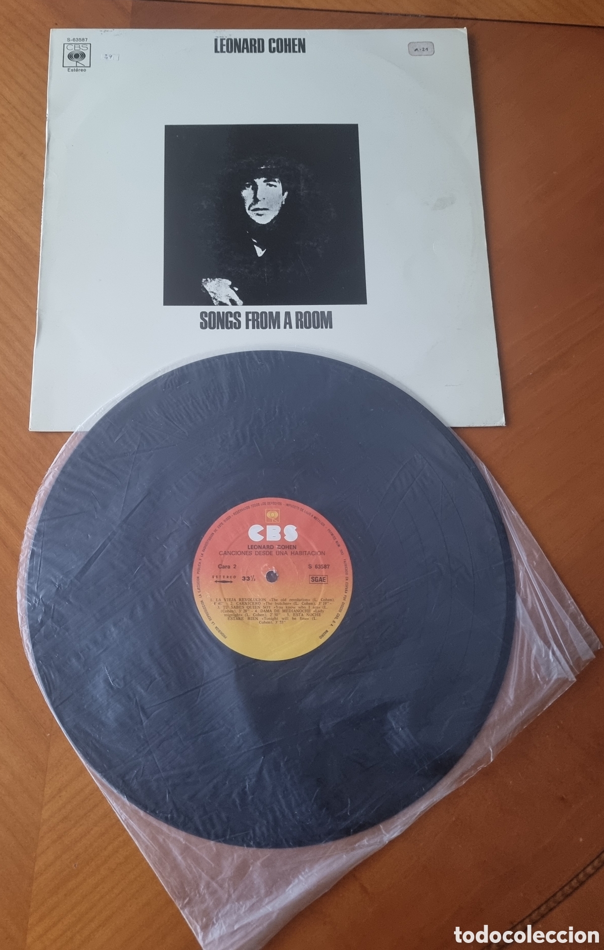 Discos de vinilo: Disco Leonard Cohen original buen estado ved foto